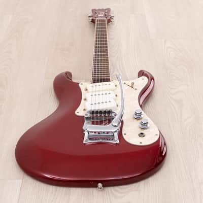 2004 Mosrite Eurorite 3 Pickup Non-Production Ventures-Style Guitar, Candy Apple Red w/ Case, Fillmore image 11