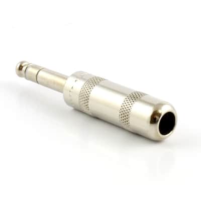 Switchcraft 297 Stereo TRS Male 1/4" Inch Plug, Nickel Finish image 2