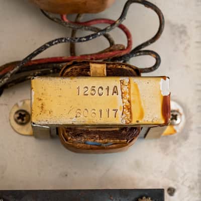 1961 Fender Tremolux Blonde Brown Panel Piggyback Tube Amp Head 6G9 Circuit w/ EL84 (6BQ5) image 15