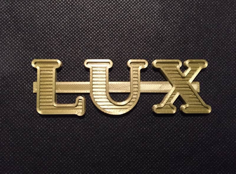 Custom Amplifier Badge in VOX Style Amp Cab Emblem image 1