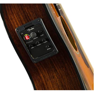 Fender CP-140SE Parlor Acoustic-Electric Guitar Rosewood Fingerboard Sunburst image 6