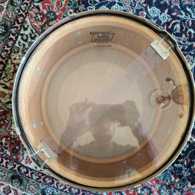 Vintage 1950s Slingerland No 157 Student Model 7 x 14" Snare Drum in Mahogany image 5