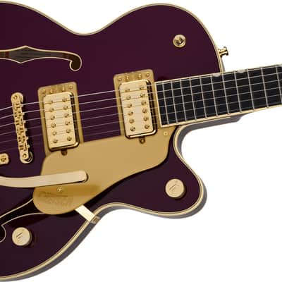 Gretsch Professional Collection Broadkaster Jr. LX Center Block w/String-Thru Bigsby Blackberry 2026 w/OHSC (B-Stock) image 6