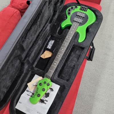 Ernie Ball Music Man StingRay Special 4 HH with Ebony Fretboard Kiwi Green image 6