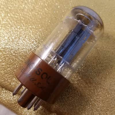 Tung-Sol JAN-CTL-6SN7WGTA tNOS AT1000 TESTED Vacuum Tube military brown base dual triode 1956-1962 image 11