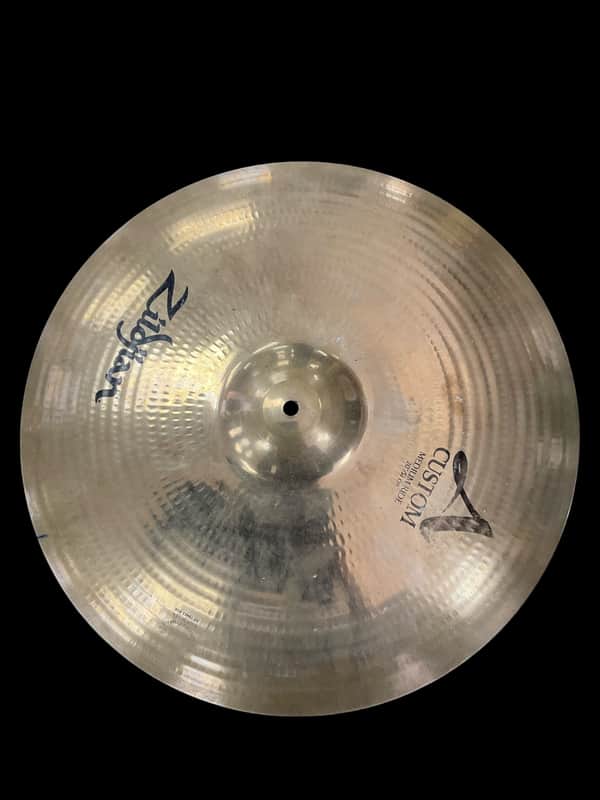 Zildjian 20" A Custom Medium Ride Cymbal 2002 - Present - Brilliant image 1