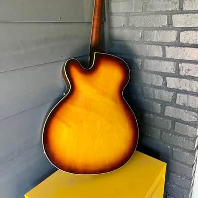 1961 Epiphone Triumph Archtop Guitar with DeArmond FHC Pickup image 8