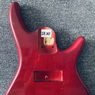 Red 4/5 String Bass Basswood Body DIY Project image 4