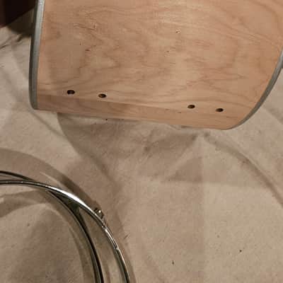 Gretsch ?? Usa ?? Mid 90's - Ready for wrap.. 13x10 power tom wrap image 1