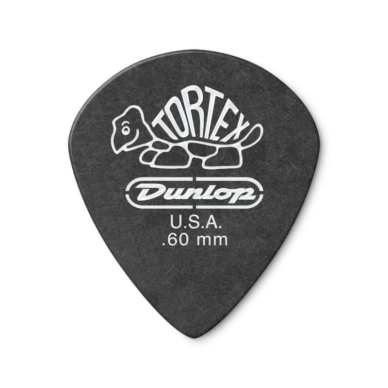 Dunlop Tortex .60mm Jazz III 12 Pack Pitch Black image 1
