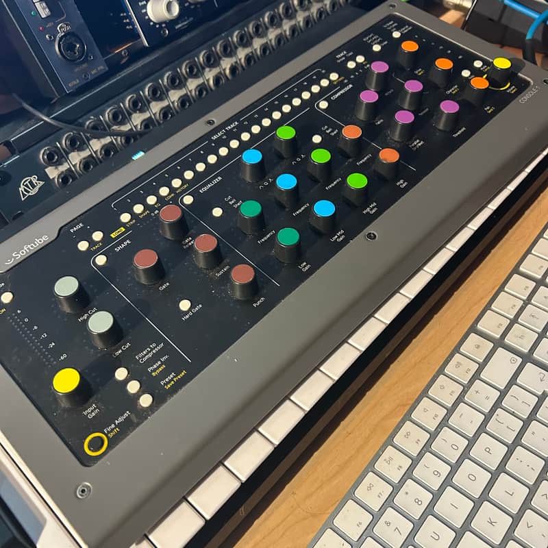 2010s Softube Console 1 MKII Hardware/Software Mixer Black/Grey