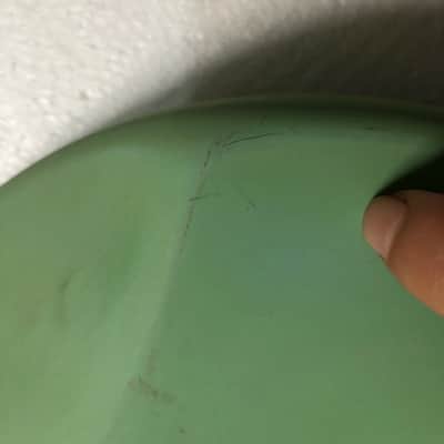 Custom 6 String Electric Guitar Body in Seafoam Green image 3