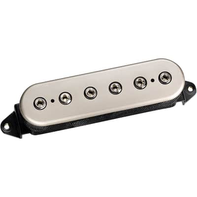 DiMarzio Dark Matter 2 F-Spaced Guitar MIDDLE Pickup, Nickel Satin, DP267F image 2