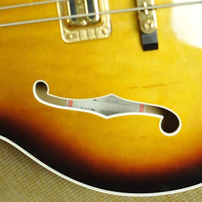 Gretsch '68 Broadkaster Reissue G6072-1968 Long Scale Hollow-Body Bass image 12