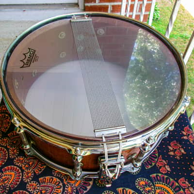 Brady 14x5.5 Jarrah Stave Snare Drum Early ’90s image 4