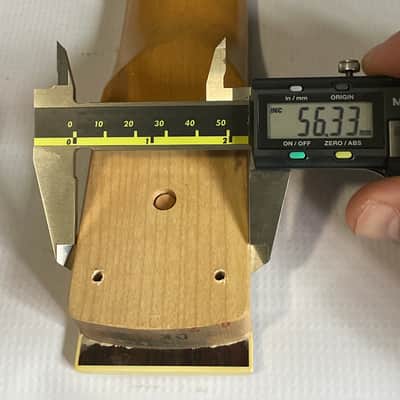 2000's Japan Jackson DK2 Maple Bound Guitar Neck Floyd Ready 24 Fret Sharkfin image 23