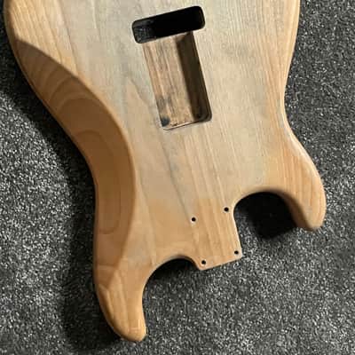 Fender MIM Stratocaster guitar body unfinished image 4