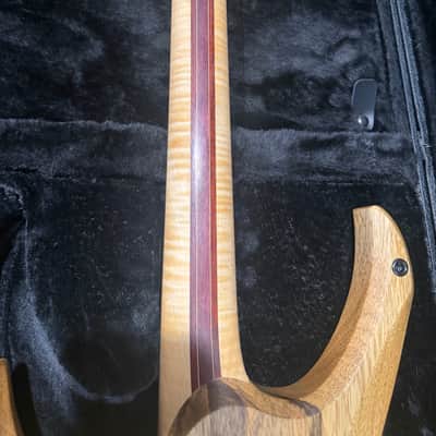 LEF Custom Guitars SS 2025 - Green Burl/ Black Limba body image 7