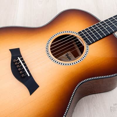 2022 Taylor Custom Grand Auditorium Non-Cutaway Acoustic Electric Guitar w/ Adirondack Top & Rope Binding image 7
