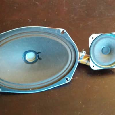 SET Carbonneau 6x9 Jensen 3" Tweeter Speaker ALNICO 69J11 DRIVER Guitar 8 OHMS 10 watt 1967 Silver image 5