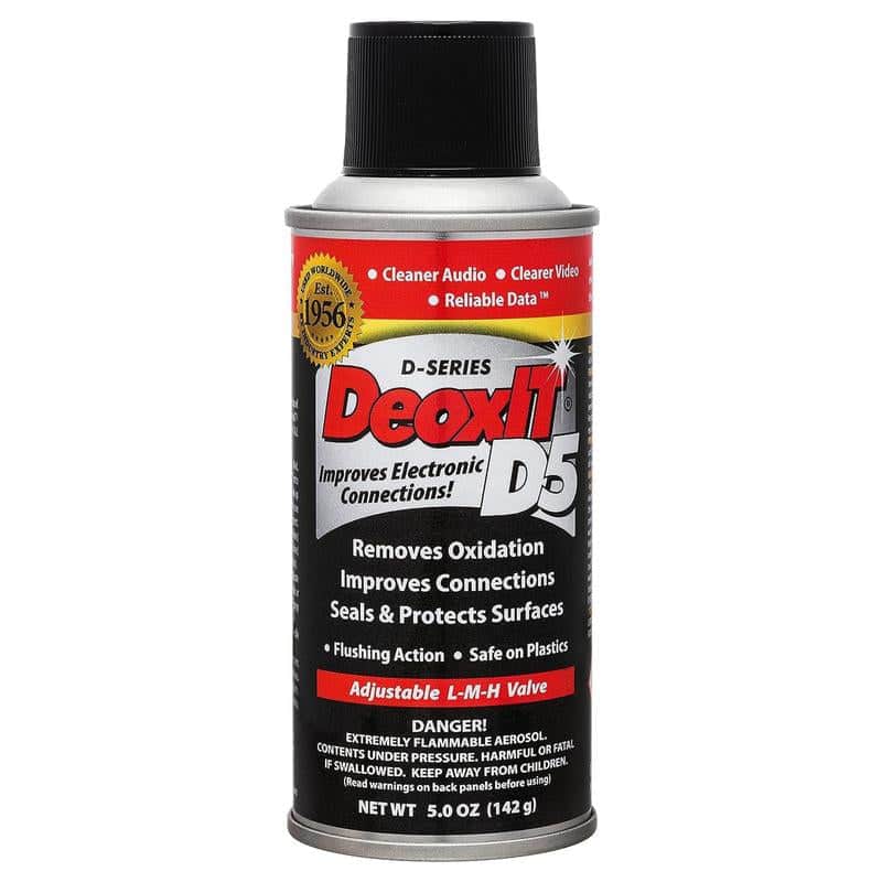 CAIG DeoxIT Contact Cleaner, 5% Spray, 5 oz image 1