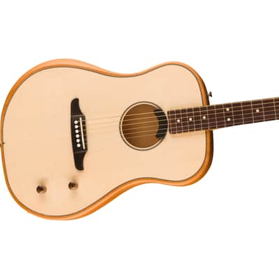 Fender Highway Series Dreadnought Acoustic-Electric Guitar w/ Fishman Fluence Pickup & Gig Bag - Natural image 2