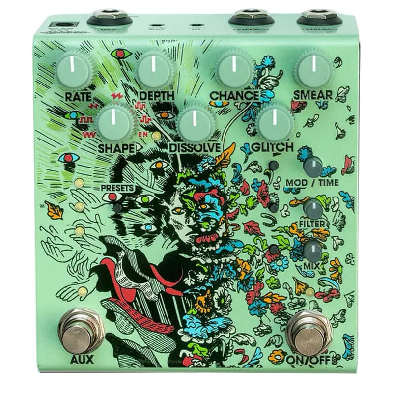 Old Blood Noise Endeavors Parting Delay & Reverb Pedal - Green image 1