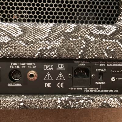 Carvin X100B Series 4 Python tolex tube amp head image 7