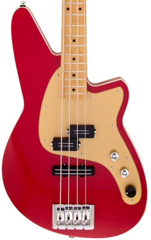 Reverend Decision Electric Bass Guitar - Metallic Cherry Maple Fingerboard image 1
