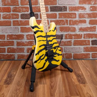 ESP Signature Series George Lynch M-1 Tiger Yellow Bengal Tiger Graphic 2023 w/OHSC image 3
