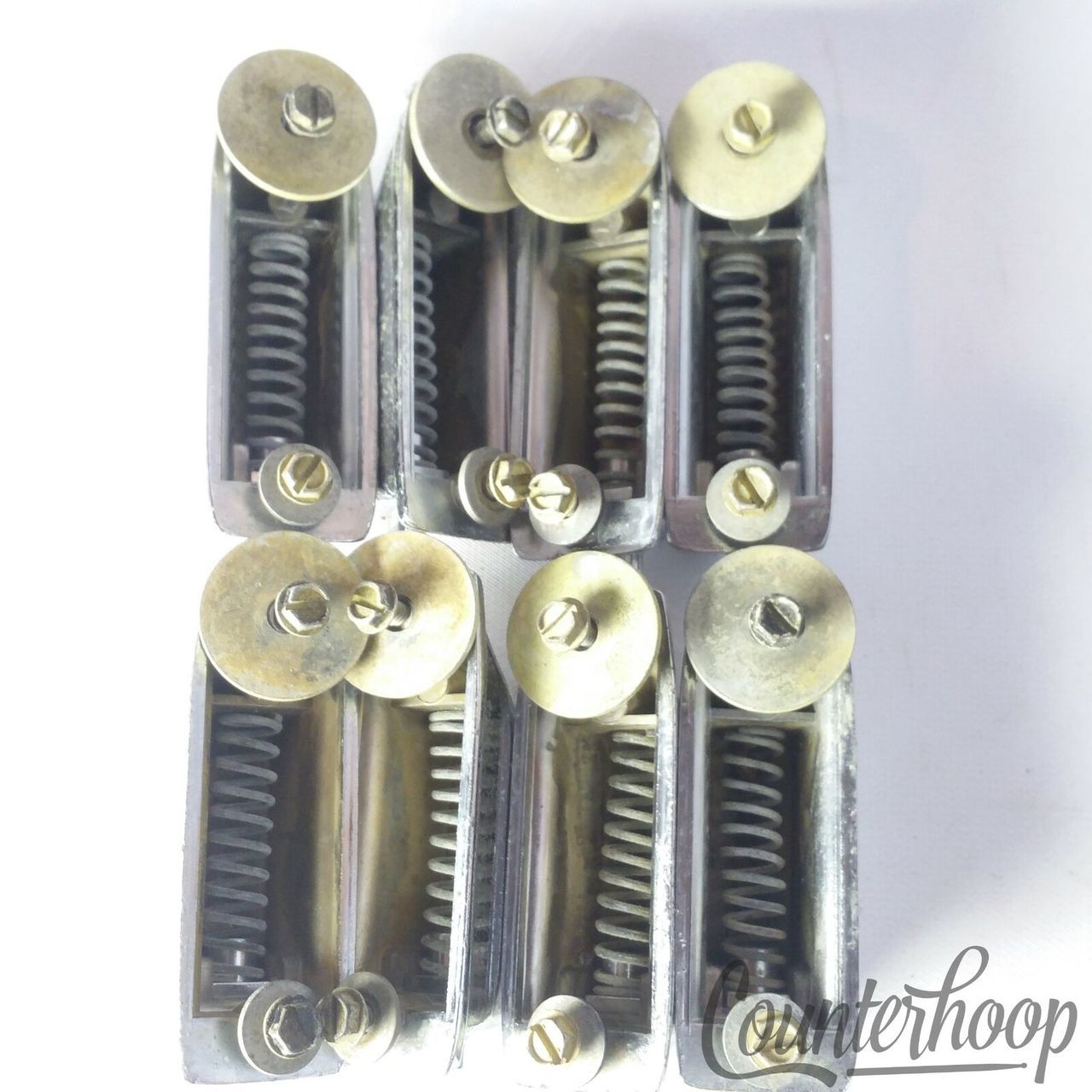 Rogers 8x Beavertail Bass Drum Lugs Chrome Cleveland/Dayton Vintage60s Powertone — main photograph