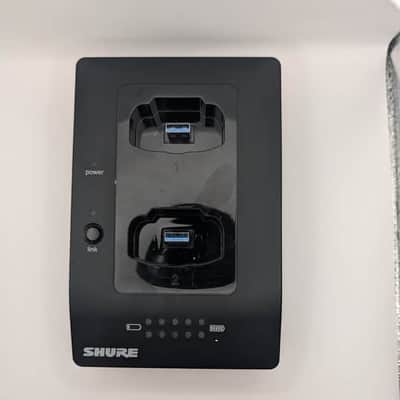 Shure MXWNCS2 2-Port Networked Charging Station 2022 - Present - Black image 1