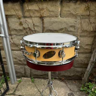 Ludwig Accent CS Custom 13x4” Piccolo Wood Snare Drum - Natural image 1