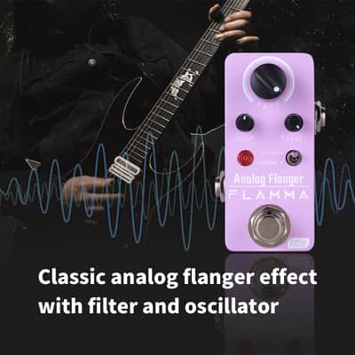 Flamma FC15 Analog Flanger Guitar Pedal Normal and Filer Modes True Bypass,price include the import duty for US buyer image 7