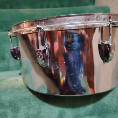 Ludwig 14" Timbale (Keystone Badge) 1960's - Chrome Over Steel image 4