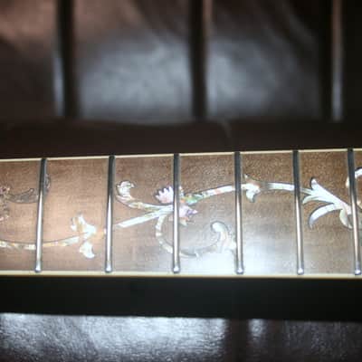 1970s Morris W100D B. Rosewood Jacaranda Body, Tree of Life, Solid Spruce Top, Pick up +Hard Case image 21