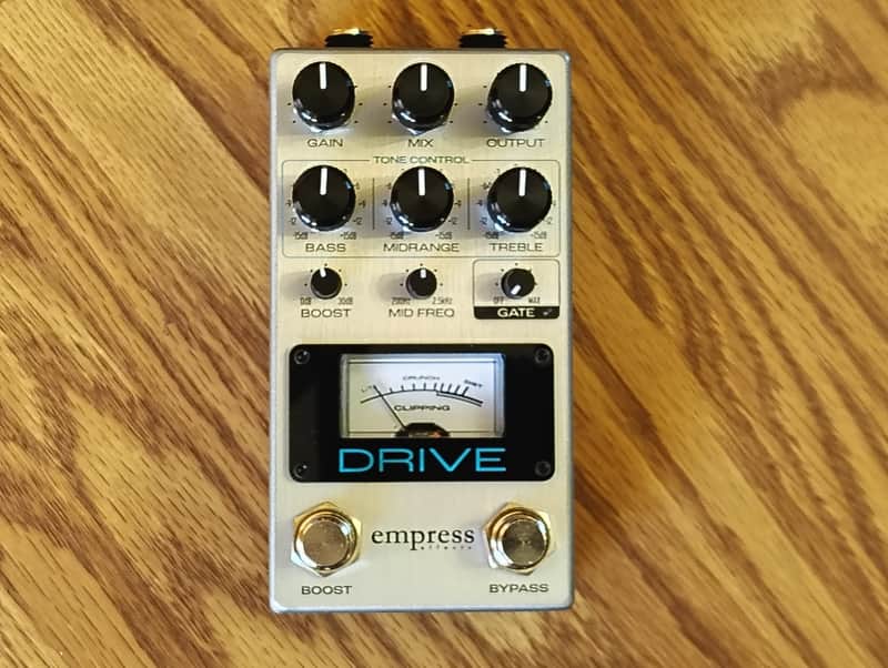 Empress Effects Drive Analog Overdrive + Boost Footswitch Pedal + Adaptive Noise Gate Control image 1