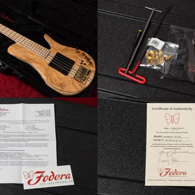 【used】Fodera / imperial 5 Elite Natural 2023 5.020kg #I55372N【Consignment】【GIB Yokohama】【price included SHIPPING & IMPORT TAX & VAT】 image 23