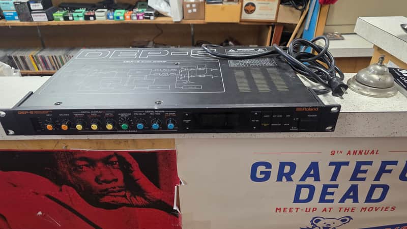 Roland DEP-5 Digital Effects Processor 1986 - 1991 - Black image 1