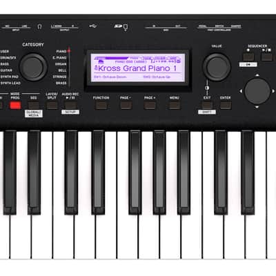 Korg KROSS 2 61-MB 61-Key Synthesizer Workstation 2017 - Present - Matte Black