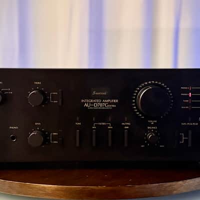πΆβ¨ Sansui AU-D707G Extra Integrated Amplifier w/ Wood Cabinet (100V JDM) + Step-Down Transformer β Serviced, Fully Tested, Plug-and-Play image 2