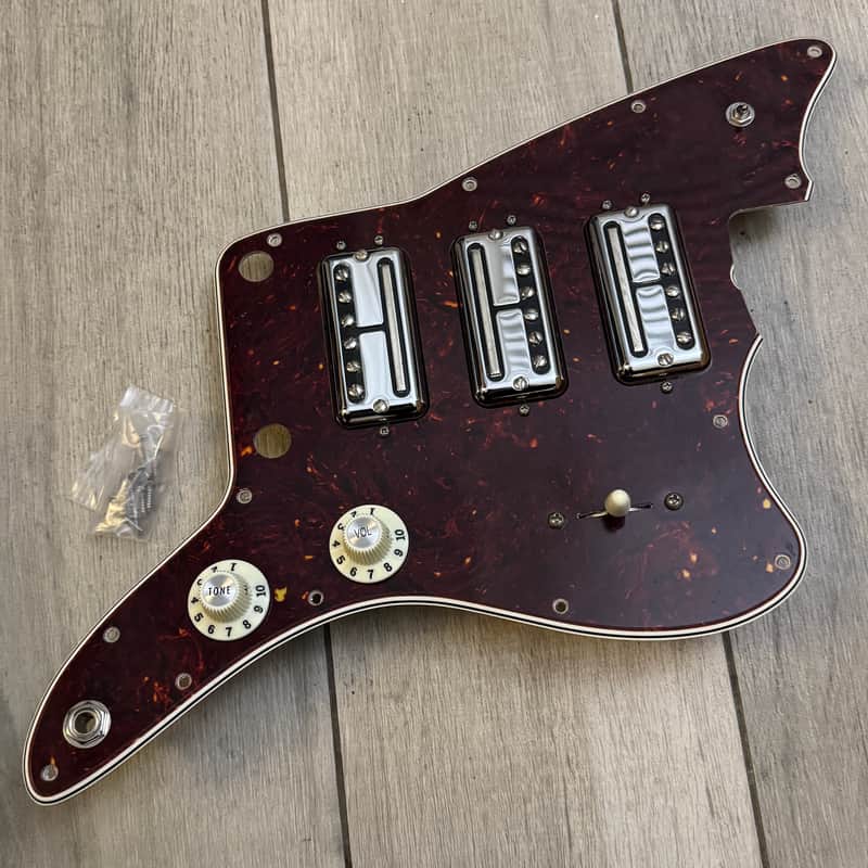 2018 Fender American 60th Anniversary Triple Jazzmaster LOADED Pickguard Filter'Tron Tortoise Shell USA Humbucker Limited Edition Filtertron image 1