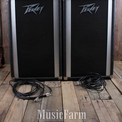 Peavey XR400 PA System with 2 Peavey 112 PT PA Speakers Vintage Mixing Amp image 1