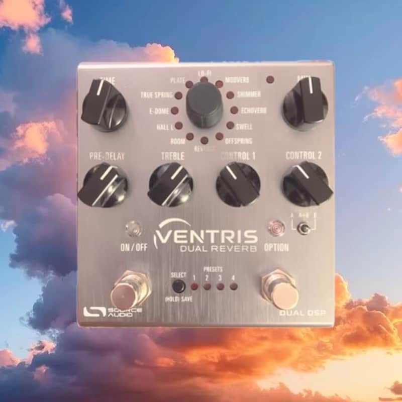 2010s Source Audio SA262 Ventris Dual Reverb Brushed Anodized …