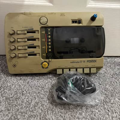 Fostex X14 Vintage Analog 4 Track Cassette Multitracker Recorder Portastudio [custom pitch mod] image 2