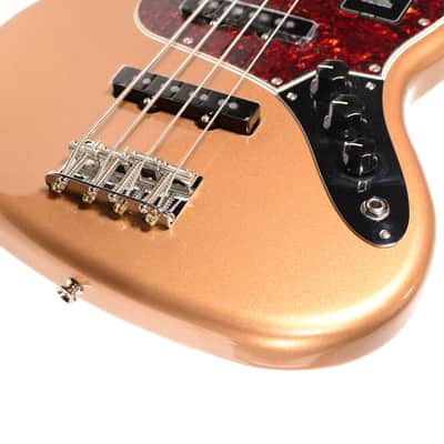 VINTERA '60S JAZZ BASS® - Pau Ferro Fingerboard, Firemist Gold image 8