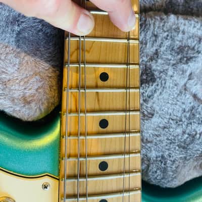 Fender American Professional Jazzmaster with Maple Fretboard 2017 - 2019 - Mystic Seafoam image 8