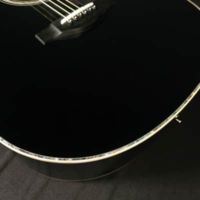 Yamaha LL16D Deluxe ARE Acoustic Electric Guitar Black w/Hard Case image 11