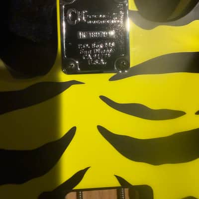 Charvel Satchel signature yellow bengal tiger pro-mod - Neon yellow bengal tiger image 6