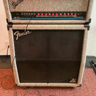 Fender M80 Chorus Half Stack 1980s-1990s Gray image 1